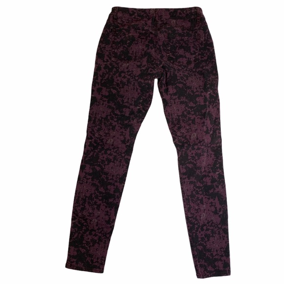 Cabi Twilight Purple Camo Skinny Jeans #159 Pants - Picture 6 of 11